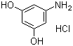 5-Aminobenzene-1,3-diol hydrochloride molecular structure (CAS 6318-56-5)