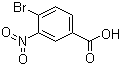 4-Bromo-3-nitrobenzoic acid molecular structure (CAS 6319-40-0)