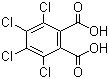 四氯邻苯二甲酸分子结构 (CAS 632-58-6)