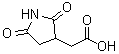结构式 CAS# 6324-87-4, 2,5-二氧代-3-吡咯烷乙酸