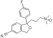 Citalopram N-oxide molecular structure (CAS 63284-72-0)