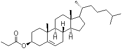胆甾烯基丙酸酯分子结构 (CAS 633-31-8)
