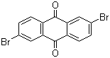 structure of CAS# 633-70-5, 2,6-Dibromoanthraquinone
