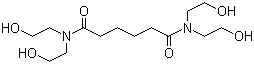 N,N,N',N'-Tetrakis(2-hydroxyethyl)adipamide molecular structure (CAS 6334-25-4)