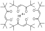 Tetrakis(dipivaloylmethanato)hafnium molecular structure (CAS 63370-90-1)
