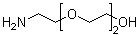 structure of CAS# 6338-55-2, 2-[2-(2-Aminoethoxy)ethoxy]ethanol;2-[2-(2-Hydroxyethoxy)ethoxy]ethylamine; 3,6,9-Trioxadecylamine; 8-Amino-3,6-dioxa-1-octanol; 8-Amino-3,6-dioxaoctanol; MA 10; NSC 40760; T3EGMA; Triethylene glycol monoamine; Triglycolamine