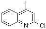 2-Chloro-4-methylquinoline molecular structure (CAS 634-47-9)
