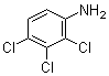 结构式 CAS# 634-67-3, 2,3,4-三氯苯胺