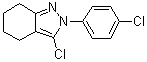 3-Chloro-2-(4-chlorophenyl)-4,5,6,7-tetrahydro-2H-indazole molecular structure (CAS 63418-93-9)