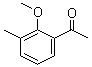 2'-甲氧基-3'-甲基苯乙酮分子结构 (CAS 6342-75-2)