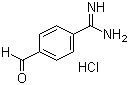 4-Formylbenzenecarboximidamide hydrochloride molecular structure (CAS 63476-93-7)