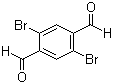 2,5-Dibromobenzene-1,4-dicarbaldehyde molecular structure (CAS 63525-48-4)