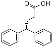 2-[(Diphenylmethyl)thio]acetic acid molecular structure (CAS 63547-22-8)