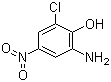 structure of CAS# 6358-09-4, 2-Amino-6-chloro-4-nitrophenol