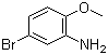 结构式 CAS# 6358-77-6, 4-溴-2-氨基苯甲醚