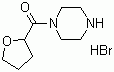 structure of CAS# 63590-62-5, N-(Tetrahydro-2-furoylcarbonyl)piperazine hydrobromide