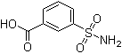 structure of CAS# 636-76-0, 3-Sulfamoylbenzoic acid;NSC 22977; NSC 85501; m-Sulfamidobenzoic acid