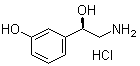 (+)-去甲苯福林盐酸盐分子结构 (CAS 636-87-3)