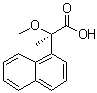(R)-2-Methoxy-2-(1-naphthyl)propanoic acid molecular structure (CAS 63628-26-2)