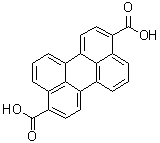 3,9-Perylenedicarboxylic acid molecular structure (CAS 6364-19-8)
