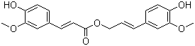 Coniferyl ferulate molecular structure (CAS 63644-62-2)