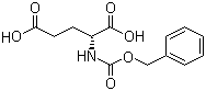 结构式 CAS# 63648-73-7, N-苄氧羰基-D-谷氨酸