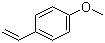 structure of CAS# 637-69-4, 4-Methoxystyrene;4-Vinylanisole