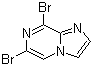 structure of CAS# 63744-22-9, 6,8-Dibromoimidazo[1,2-a]pyrazine