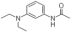 结构式 CAS# 6375-46-8, 3-(N,N-二乙基)氨基乙酰苯胺