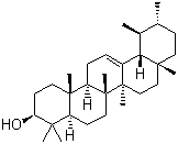 structure of CAS# 638-95-9, alpha-Amyrin;Urs-12-en-3beta-ol; Viminalol