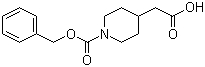 N-Cbz-4-piperidineacetic acid molecular structure (CAS 63845-28-3)