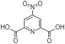 4-硝基-2,6-吡啶二甲酸分子结构 (CAS 63897-10-9)