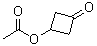 结构式 CAS# 63930-59-6, 3-(乙酰氧基)环丁酮