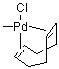 structure of CAS# 63936-85-6, Cyclooctadienylmethylpalladium chloride;Chloro(1,5-cyclooctadiene)methylpalladium(II); Chloro(cyclooctadiene)methylpalladium; Chloro(methyl)(1,5-cyclooctadiene)palladium