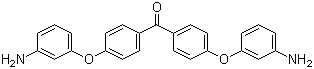 结构式 CAS# 63948-92-5, 4,4'-双(3-氨基苯氧基)二苯甲酮