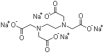 乙二胺四乙酸四钠分子结构 (CAS 64-02-8)