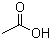 乙酸分子结构 (CAS 64-19-7)