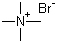 Tetramethylammonium bromide molecular structure (CAS 64-20-0)