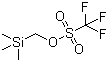 (Trimethylsilyl)methyl trifluoromethanesulfonate molecular structure (CAS 64035-64-9)