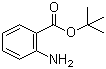 结构式 CAS# 64113-91-3, 2-氨基苯甲酸叔丁酯; 邻氨基苯甲酸叔丁酯
