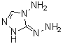 structure of CAS# 6421-06-3, 4-Amino-2,4-dihydro-3H-1,2,4-triazol-3-one hydrazone;4-Amino-3-hydrazino-1,2,4-triazole