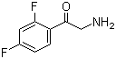 2-Amino-2',4'-difluoroacetophenone molecular structure (CAS 643029-92-9)