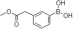 结构式 CAS# 643094-11-5, [3-[(甲氧羰基)甲基]苯基]硼酸