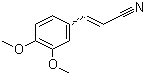 结构式 CAS# 6443-72-7, 3,4-二甲氧基肉桂酸