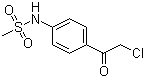 N-[4-(2-Chloroacetyl)phenyl]methanesulfonamide molecular structure (CAS 64488-52-4)