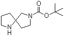 structure of CAS# 646055-63-2, tert-Butyl 2,6-diazaspiro[4.4]nonane-2-carboxylate;1,1-Dimethylethyl 1,7-diazaspiro[4.4]nonane-7-carboxylate