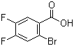 结构式 CAS# 64695-84-7, 2-溴-4,5-二氟苯甲酸