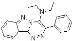N,N-Diethyl-3-phenyl-[1,2,4]triazino[4,3-b]indazol-4-amine molecular structure (CAS 64781-61-9)