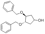 结构式 CAS# 648414-59-9, (3S,4S)-3,4-双(苄氧基)环戊醇