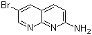 structure of CAS# 64874-38-0, 6-Bromo-1,8-naphthyridin-2-amine